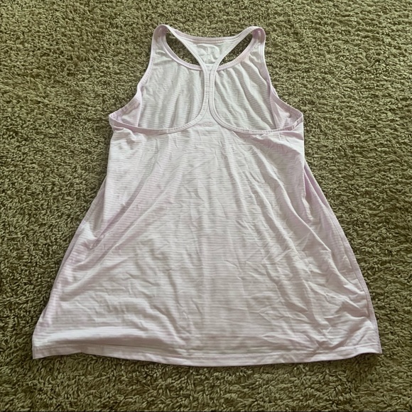 Athleta lilac chi striped tank size M - Picture 3 of 3